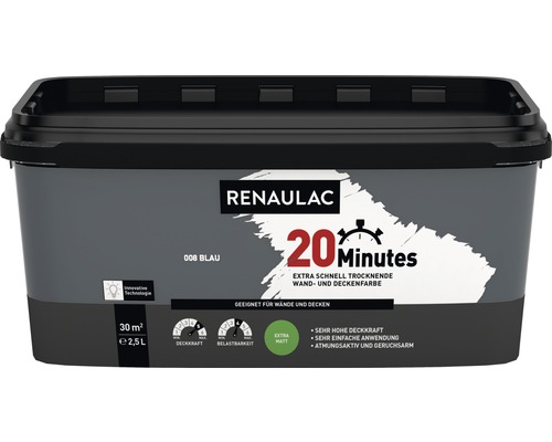 RENAULAC Muurverf Mat Blauw 2,5 L