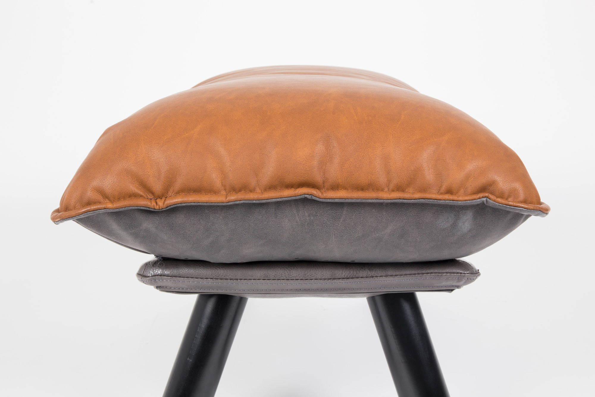 Hocker Lazy Sack PU-leer Bruin