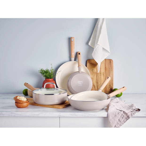 GreenChef Nordics Hapjespan met deksel 24cm