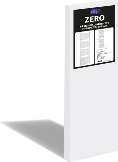 Best-Design - Zero-White Radiator - Wit - Staal - 1269W