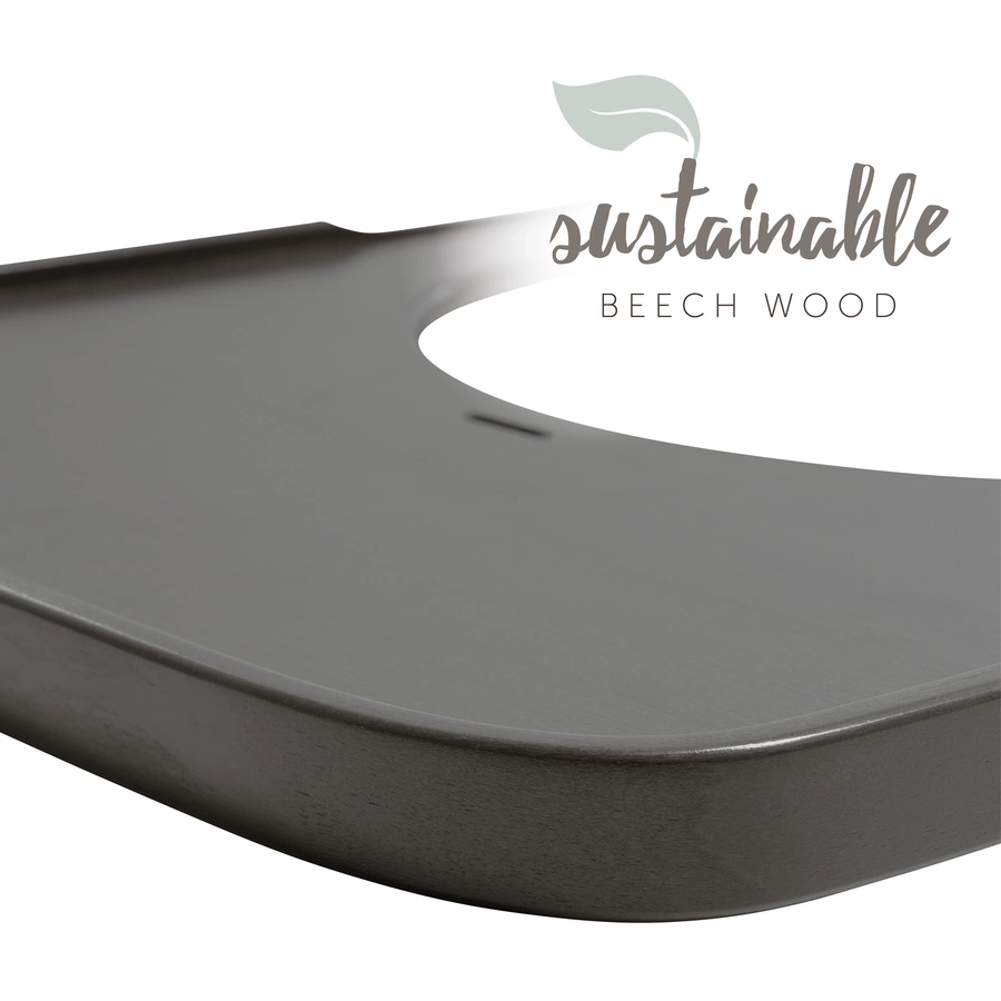 hauck Alpha Wooden Tray Charcoal