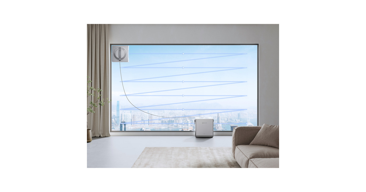 ECOVACSWINBOT W2 PRO OMNI raamreiniger  (Wit, 126 watt, met draagbaar dockingstation)
