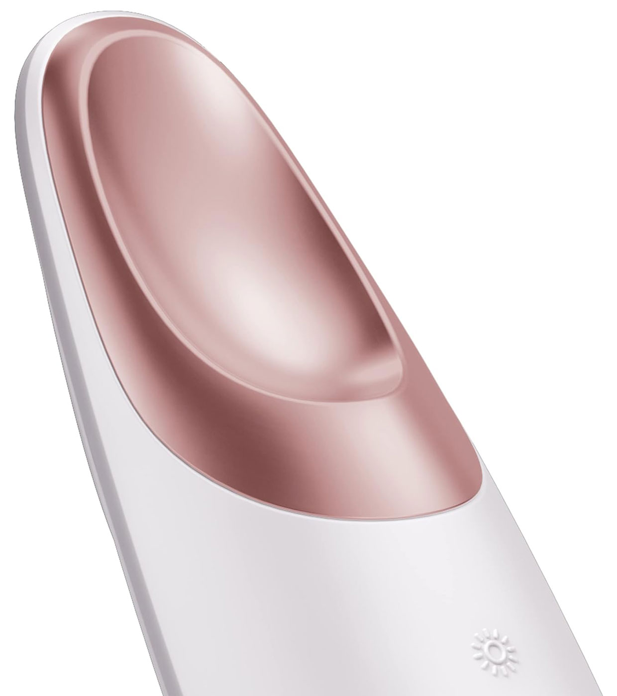 GESKE - Massageador de contorno de olhos Warm & Cool Energizer  6 em 1 - White Rose Gold