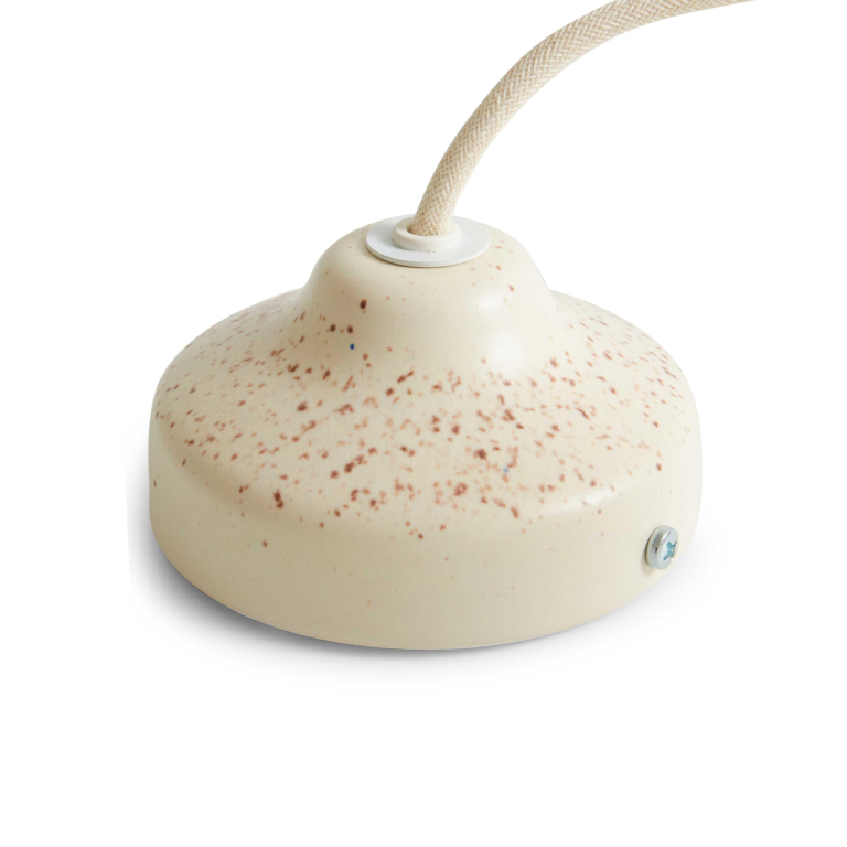 HKliving Ceramic Dangle hanglamp Ø24 Eggshell White