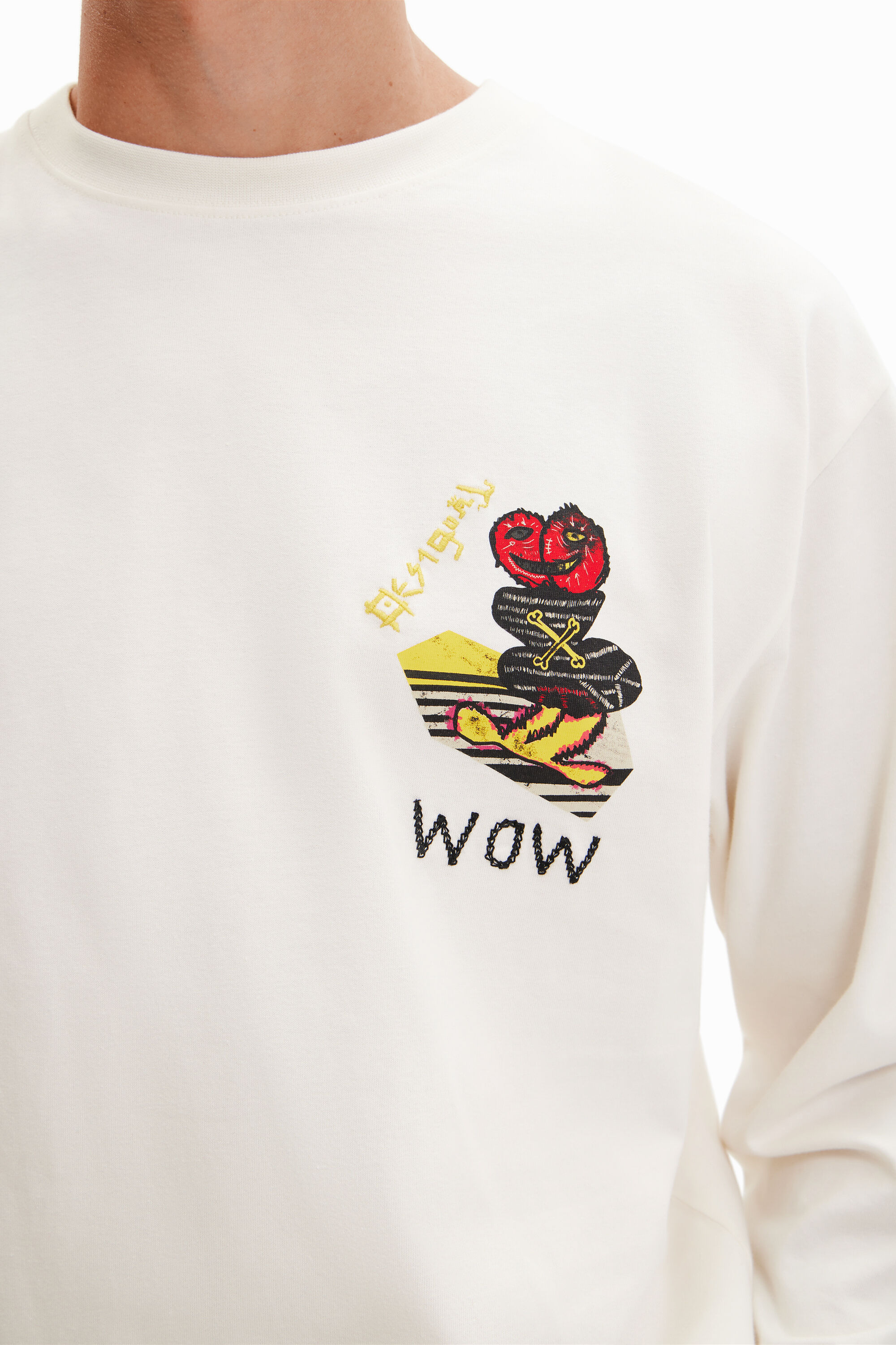 T-shirt manches longues dessin