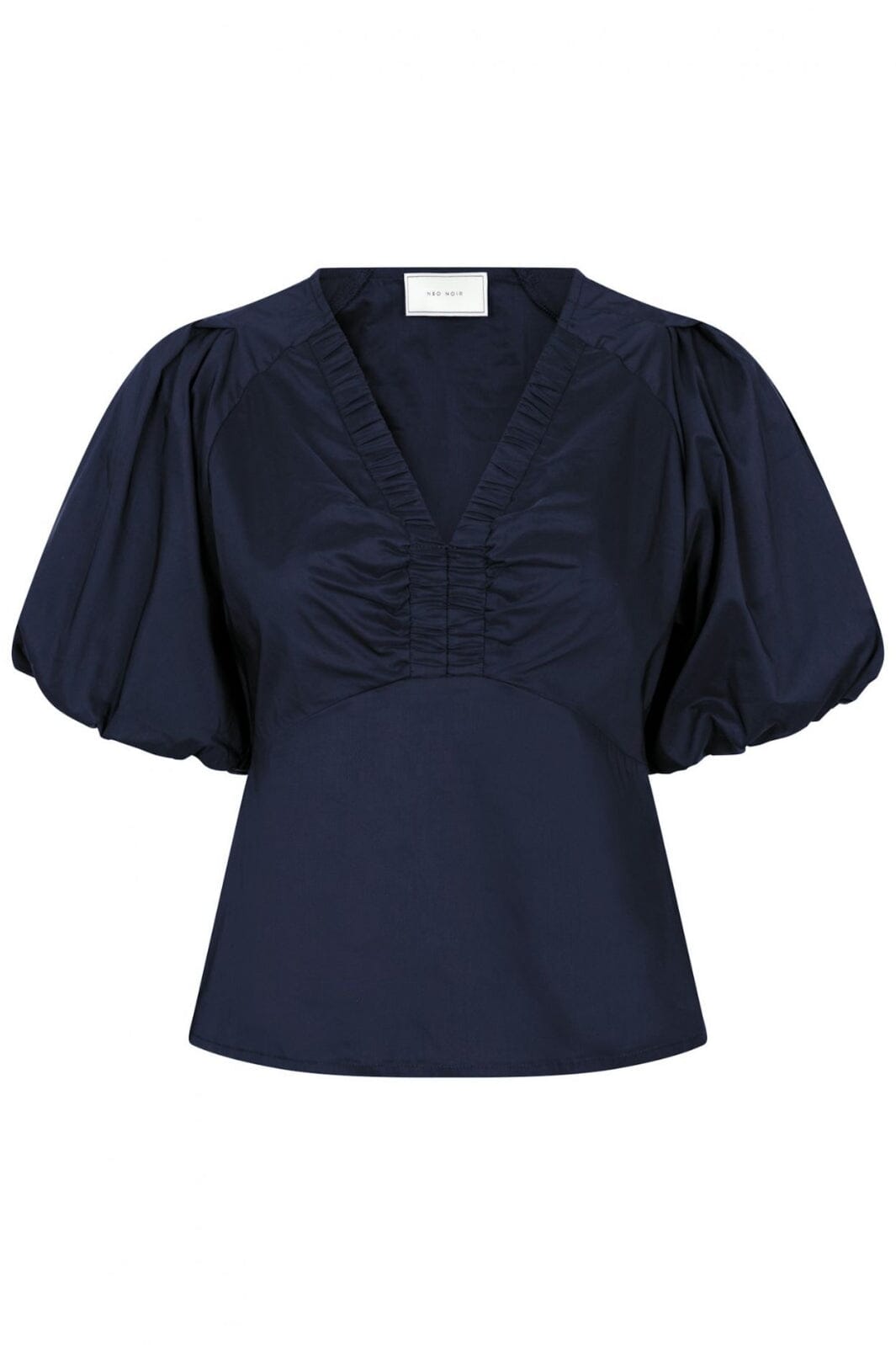 Neo Noir Irina Poplin Blouse navy