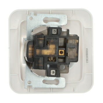 GAMMA K2 Stopcontact met Schakelaar Wit