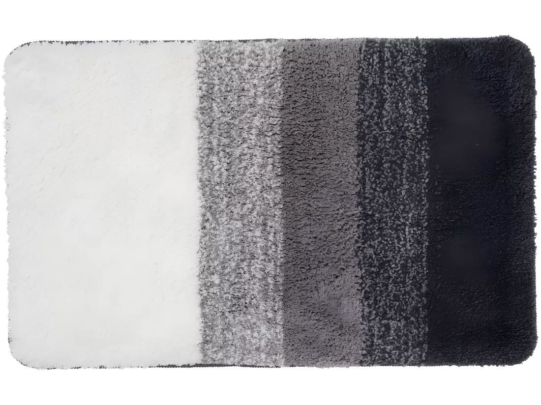 Tapis de bain déco dégradé en polyester 50x80cm