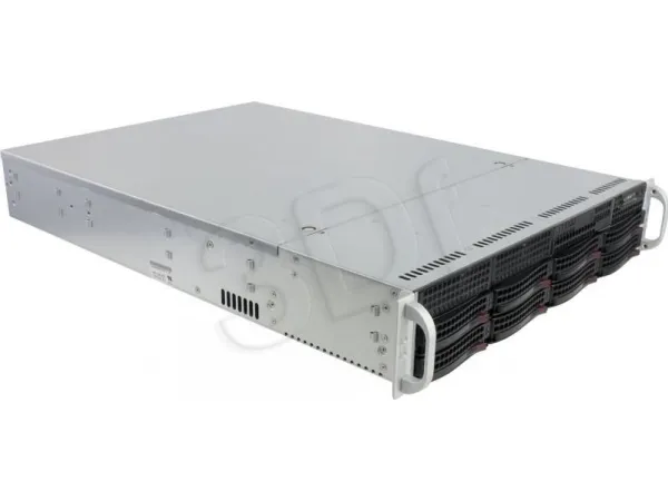 Supermicro SC825 TQC-600LPB - Rack-monterbar 2U - udvidet ATX - SATA/SAS - hot-swap 600 Watt - sort