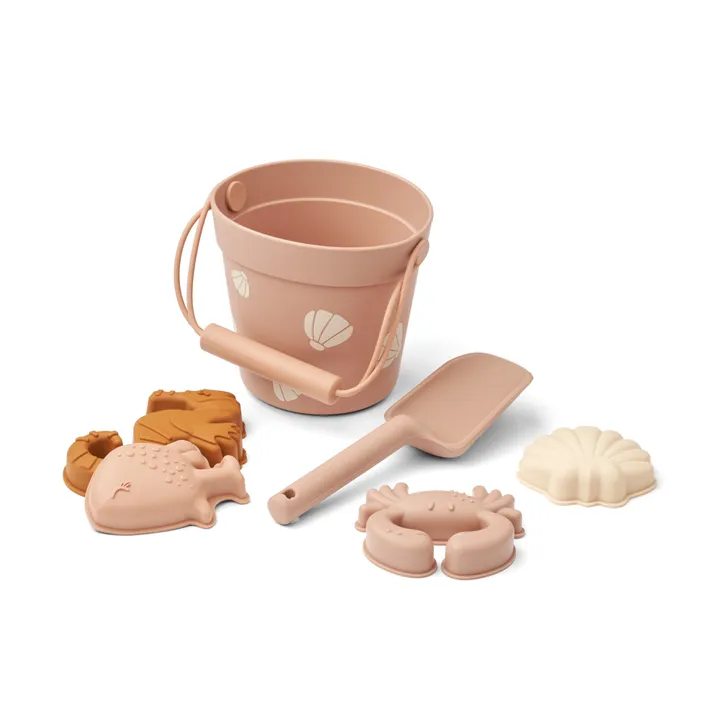 Liewood Seau de plage Dante et ses accessoires | Shell/Pale tuscany