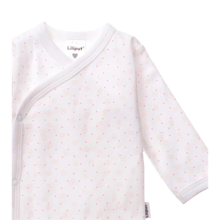 Liliput Wickelbody weiss-rosa