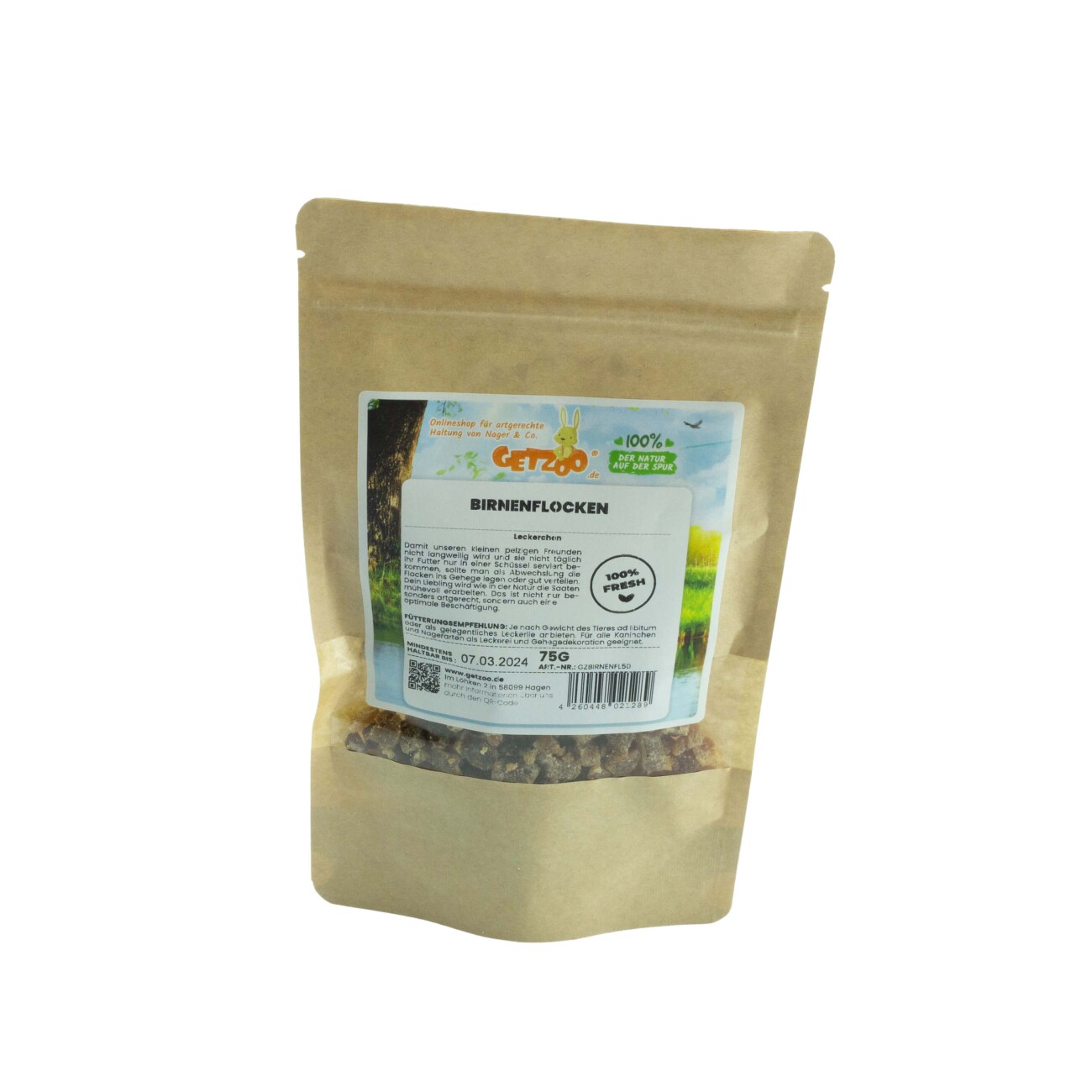 Getzoo Birnenflocken 75g
