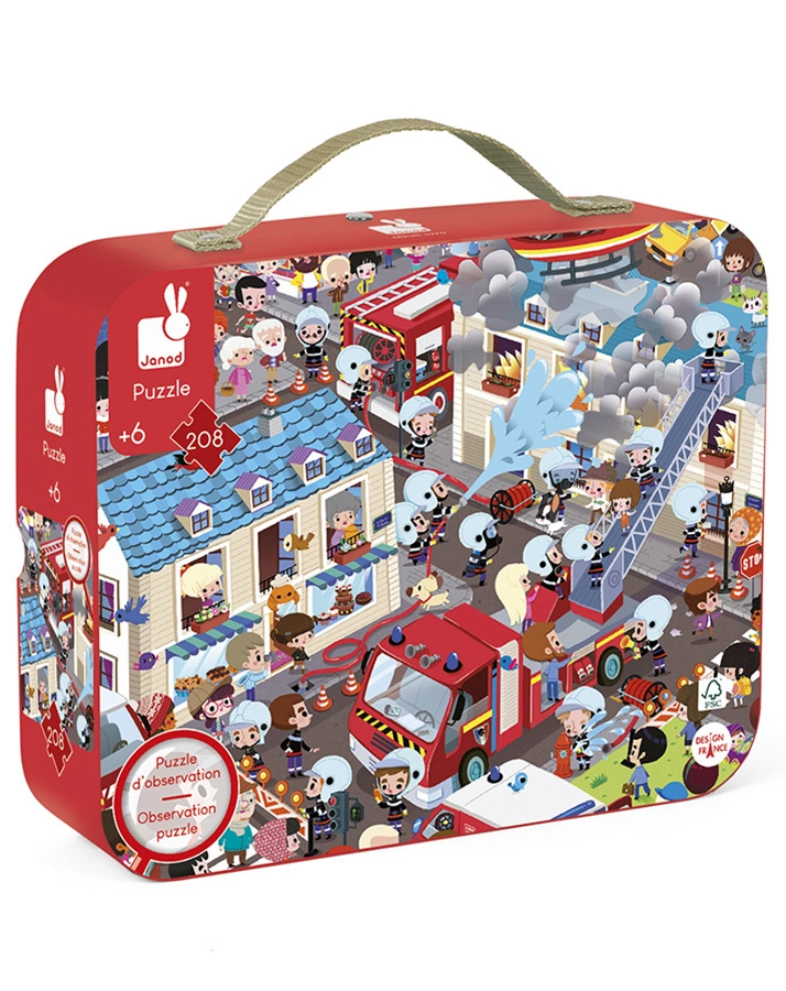 Rundpuzzle FEUERWEHR 208-teilig