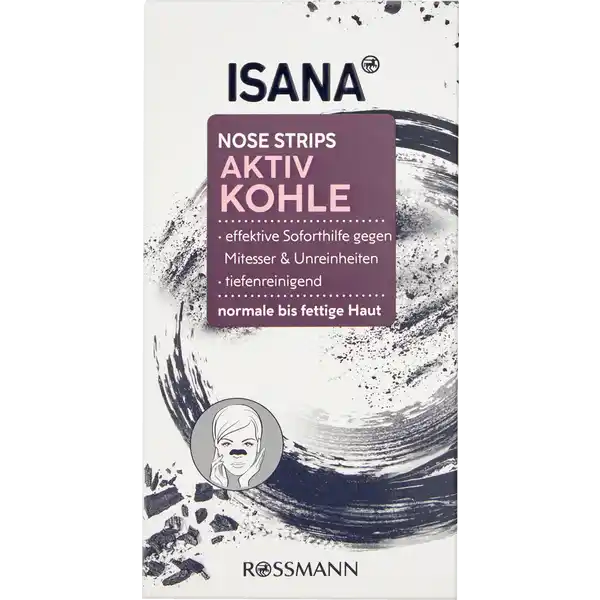 ISANA NOSE STRIPS AKTIVKOHLE