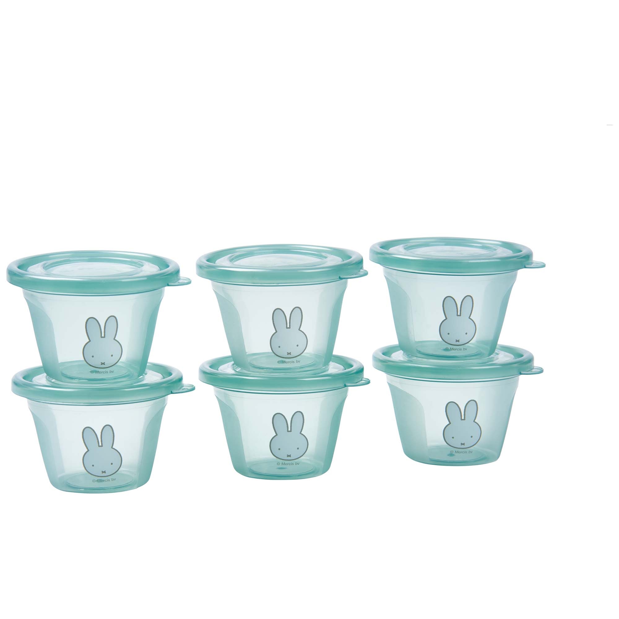 Koko Nijntje bewaarbakjes 120 ml 6st mint