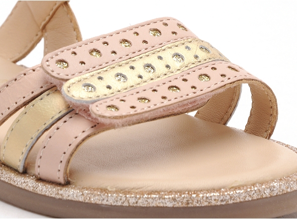 Les tropeziennes nu pieds enfant isidor rose