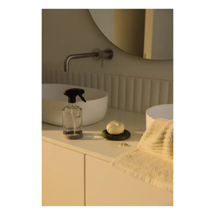 Kinfill Porte-savon en porcelaine Halo | Vert foncé