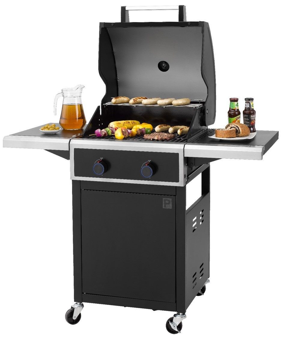 TEPRO Gasgrill KEANSBURG 2 - schwarz-Edelstahl - 3312
