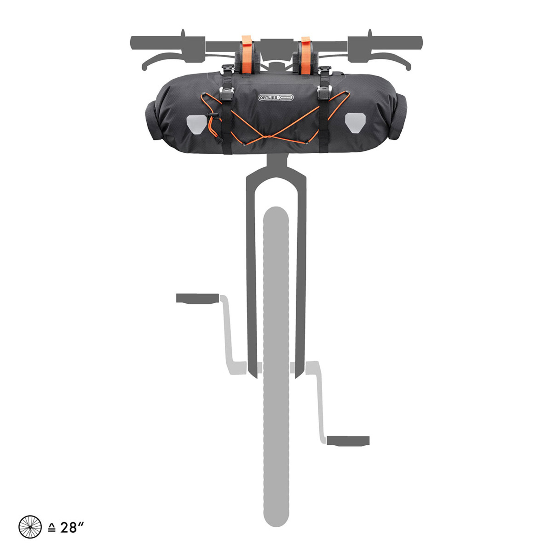 ORTLIEB Handlebar-Pack 15L Stuurtas Mat Zwart