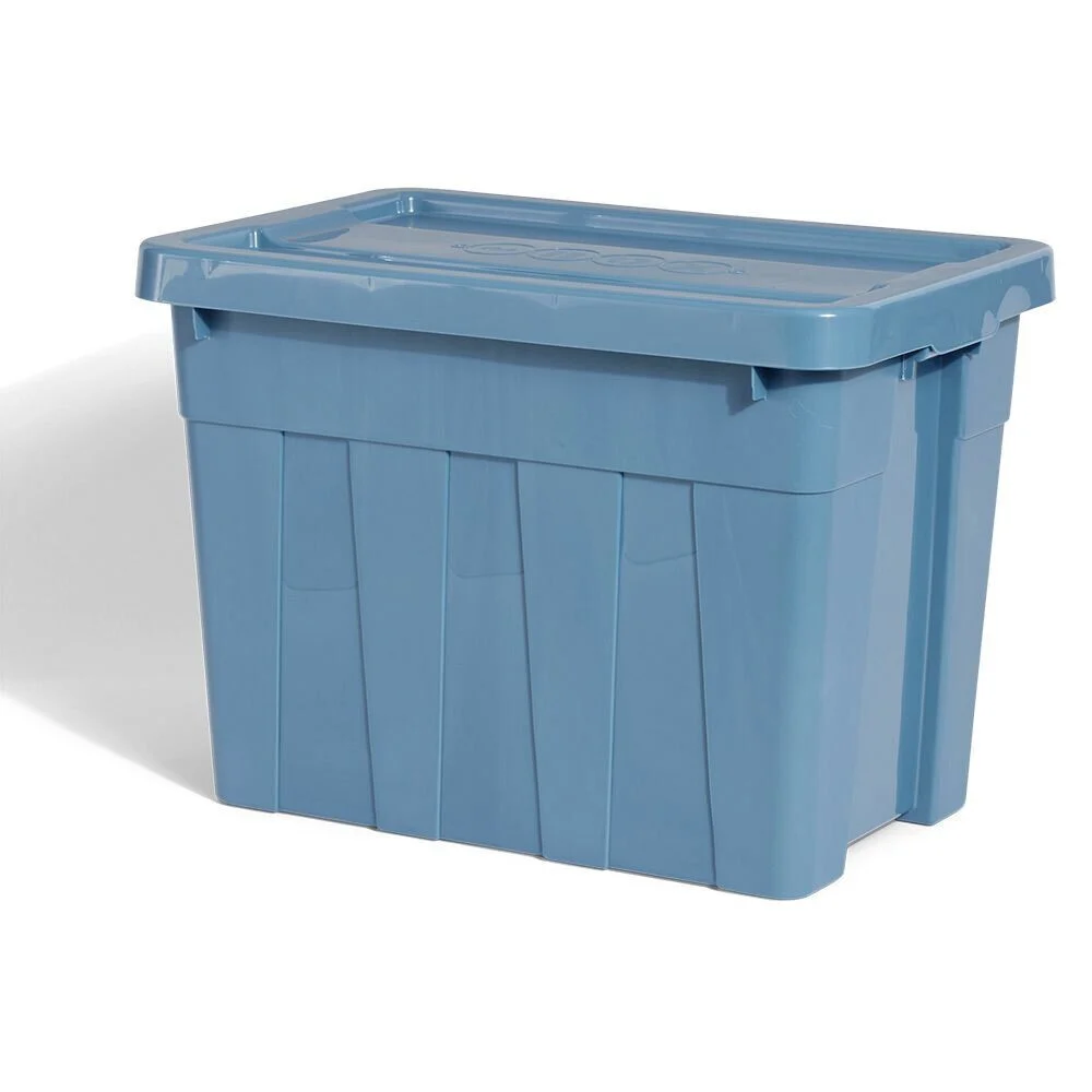 Boîte bricolage 65L plastique bleu