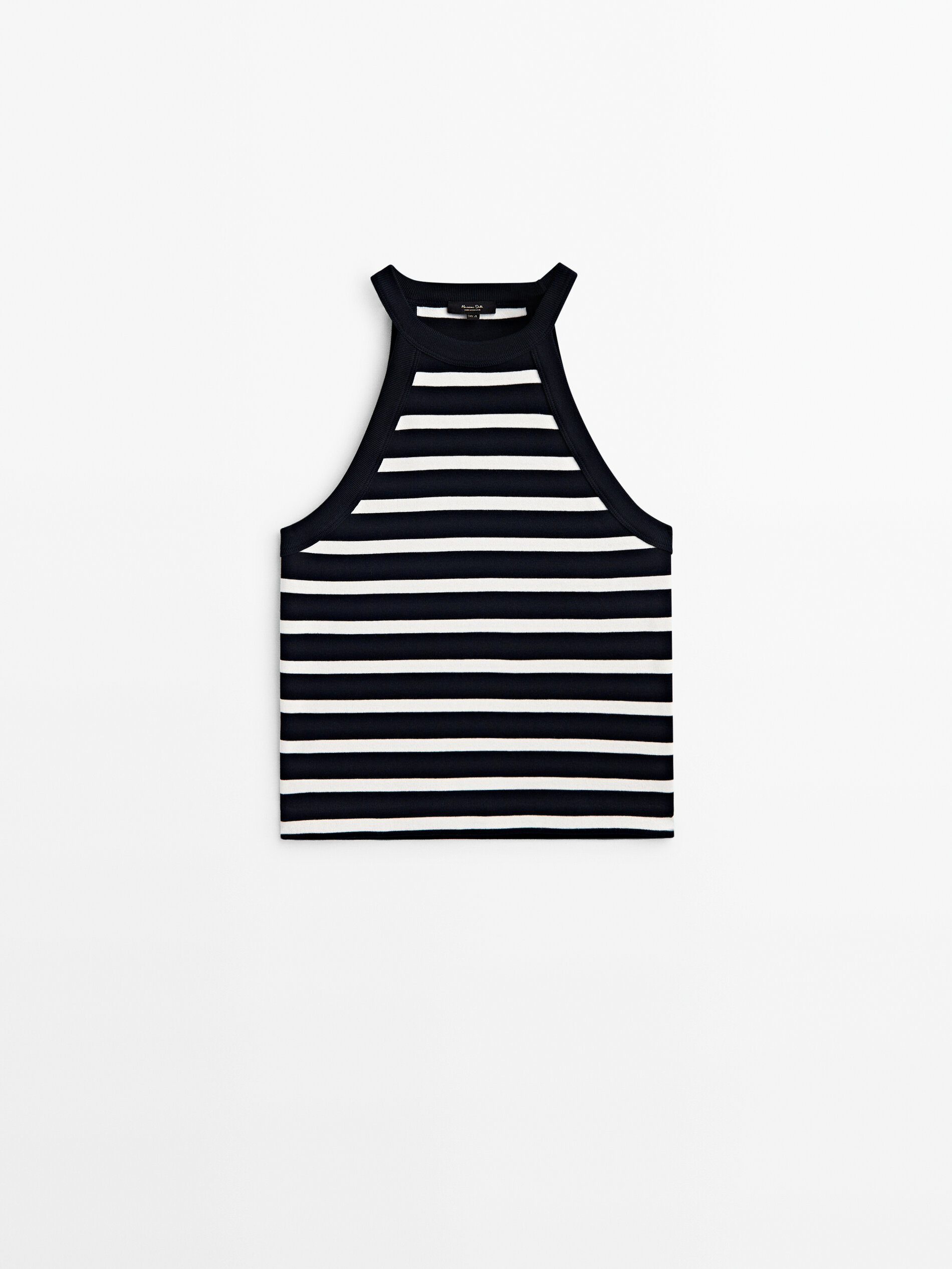 Raias top cropped frente única - AZUL MARINO
