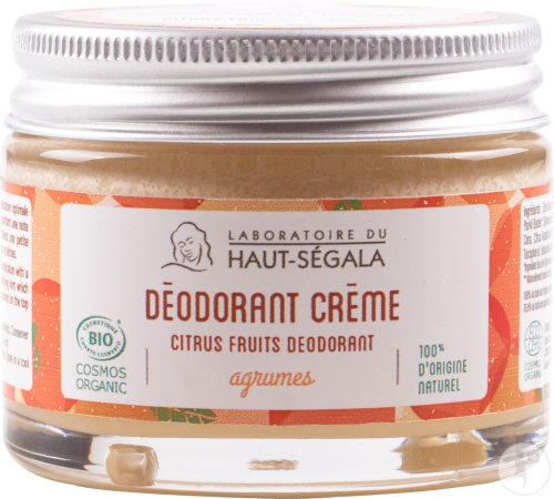 Laboratoire Du Haut-Ségala Déodorant Crème Biologique Agrumes Pot 50g