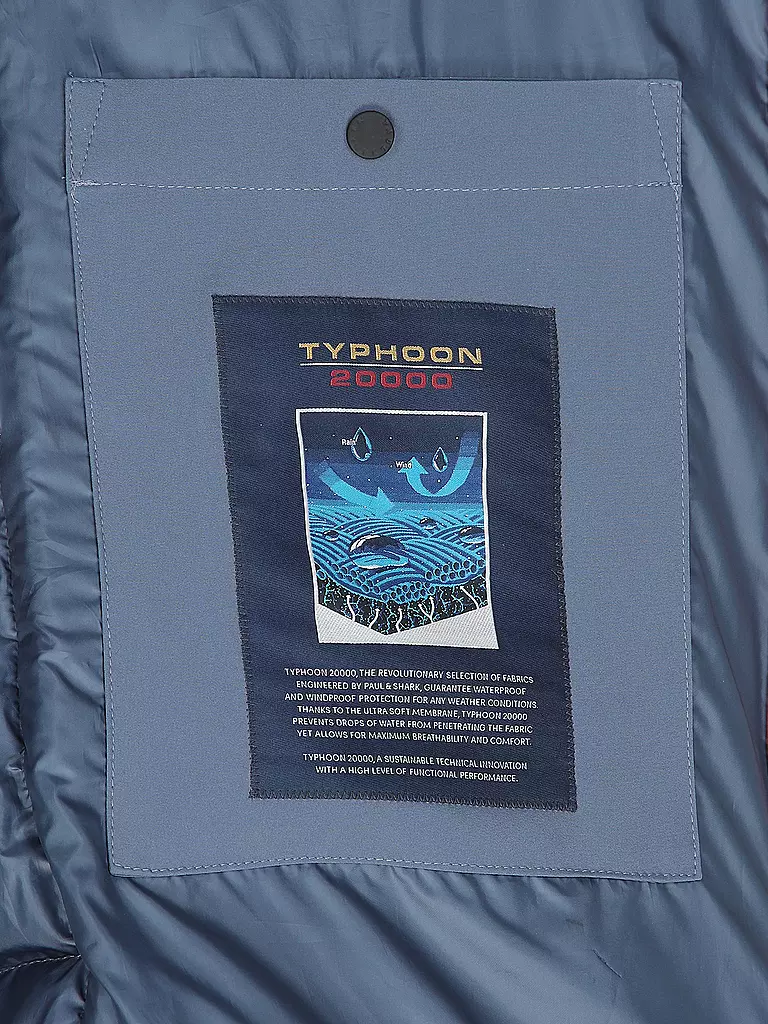 PAUL & SHARK Daunenparka TYPHOON blau