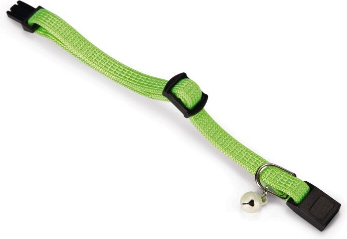 Beeztees kittenhalsband groen 16-23 cm