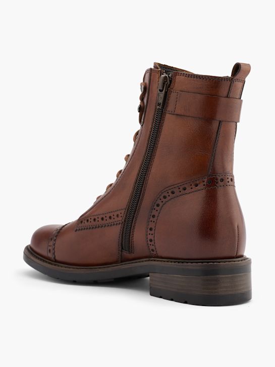 5th Avenue Schnür-Stiefelette Braun