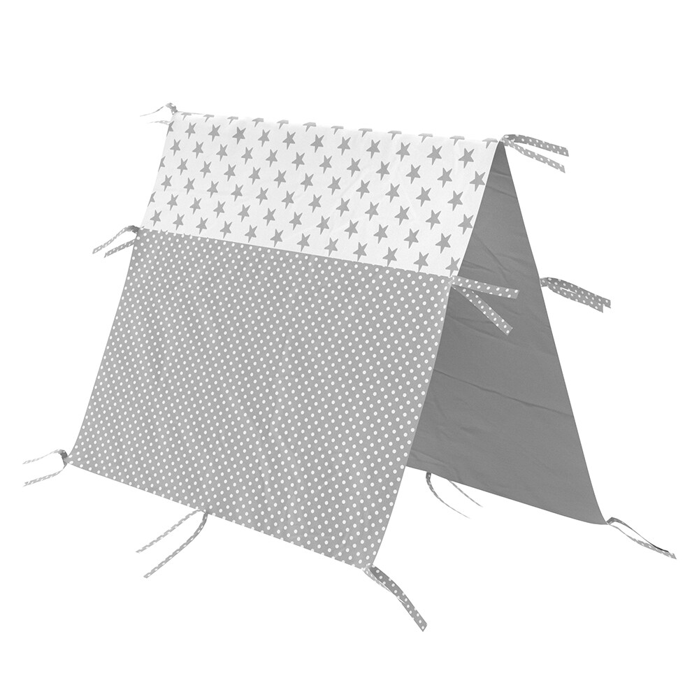 Vitalispa Überwurf Kinderbett Indianerzelt für Tipi Bett 70x140cm Zeltbett Zelt