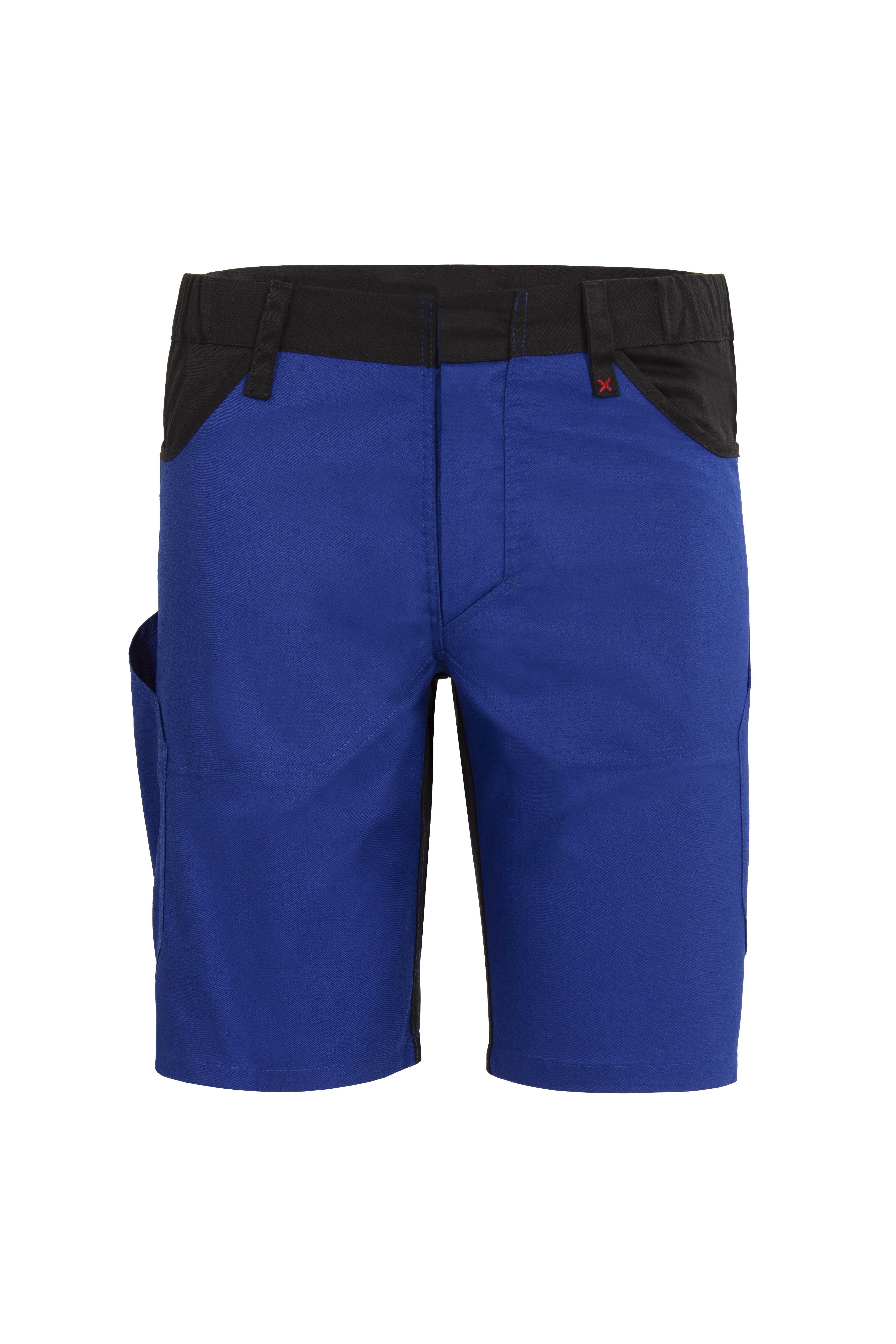 QUALITEX HIGH QUALITY WORKWEAR Shorts X-Serie kornblau/schwarz Damen: 36 Herren: 42