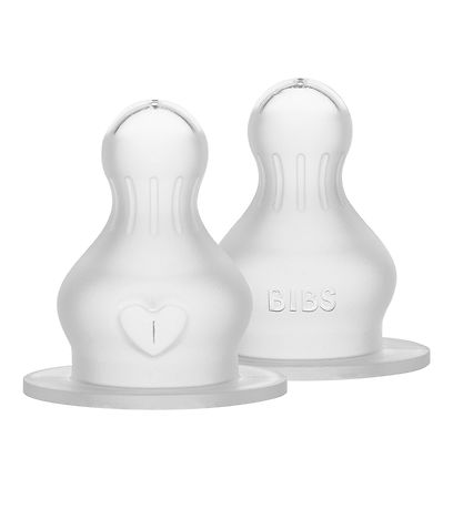 BIBS Flaskesut - 2-pak - Fast Flow - Silicone