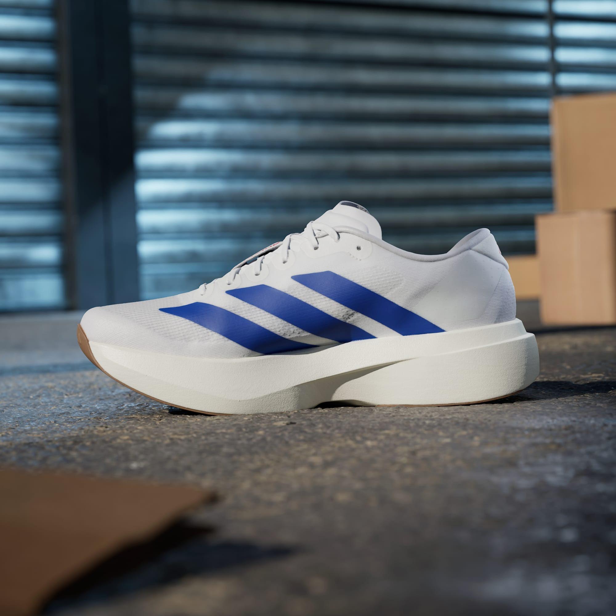 Adizero Evo SL Herre Cloud White/Royal Blue/Pure Ruby