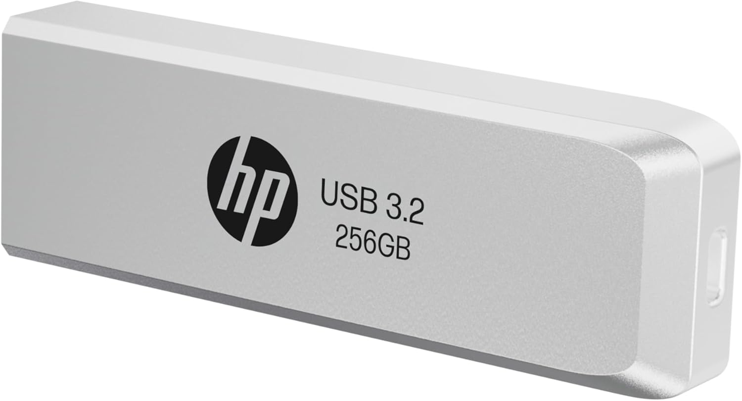 256GB USB 3.2 Speicher Stick mit 120 Mbit/s Lesegeschwindigkeit (HPFD819W-A-256) - Silber