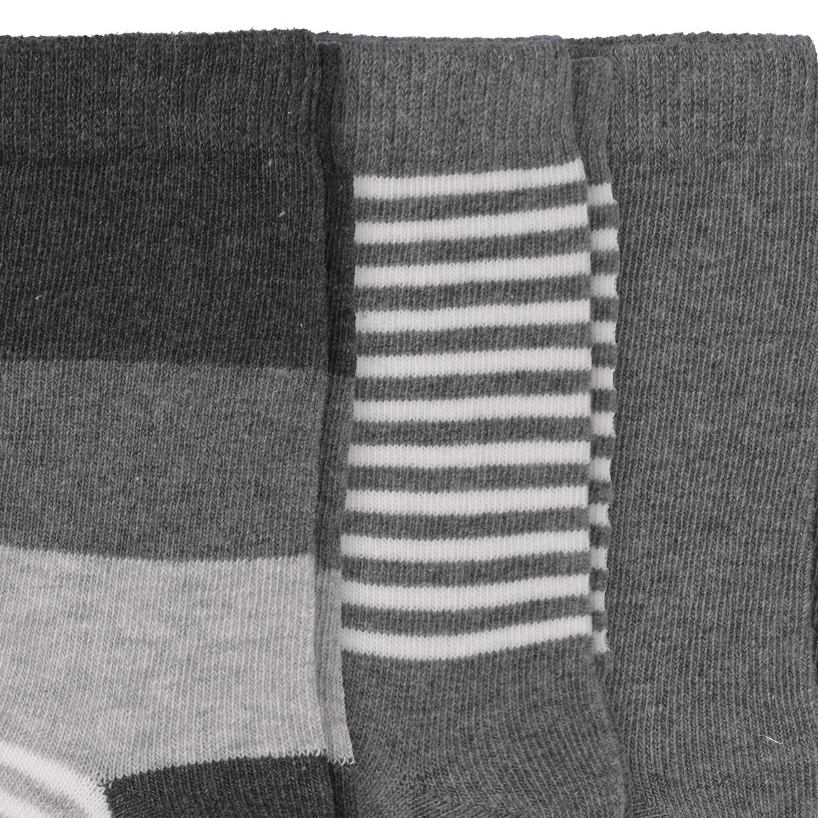 Topomini 3 Paar Baby Socken in verschiedenen Dessins grau