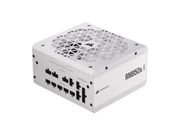 CORSAIR RMx Series RM850X SHIFT - Strømforsyning (intern) - ATX12V 3.0/ EPS12V 2.92 - 80 PLUS Gold - AC 100-240 V - 850 Watt - hvid