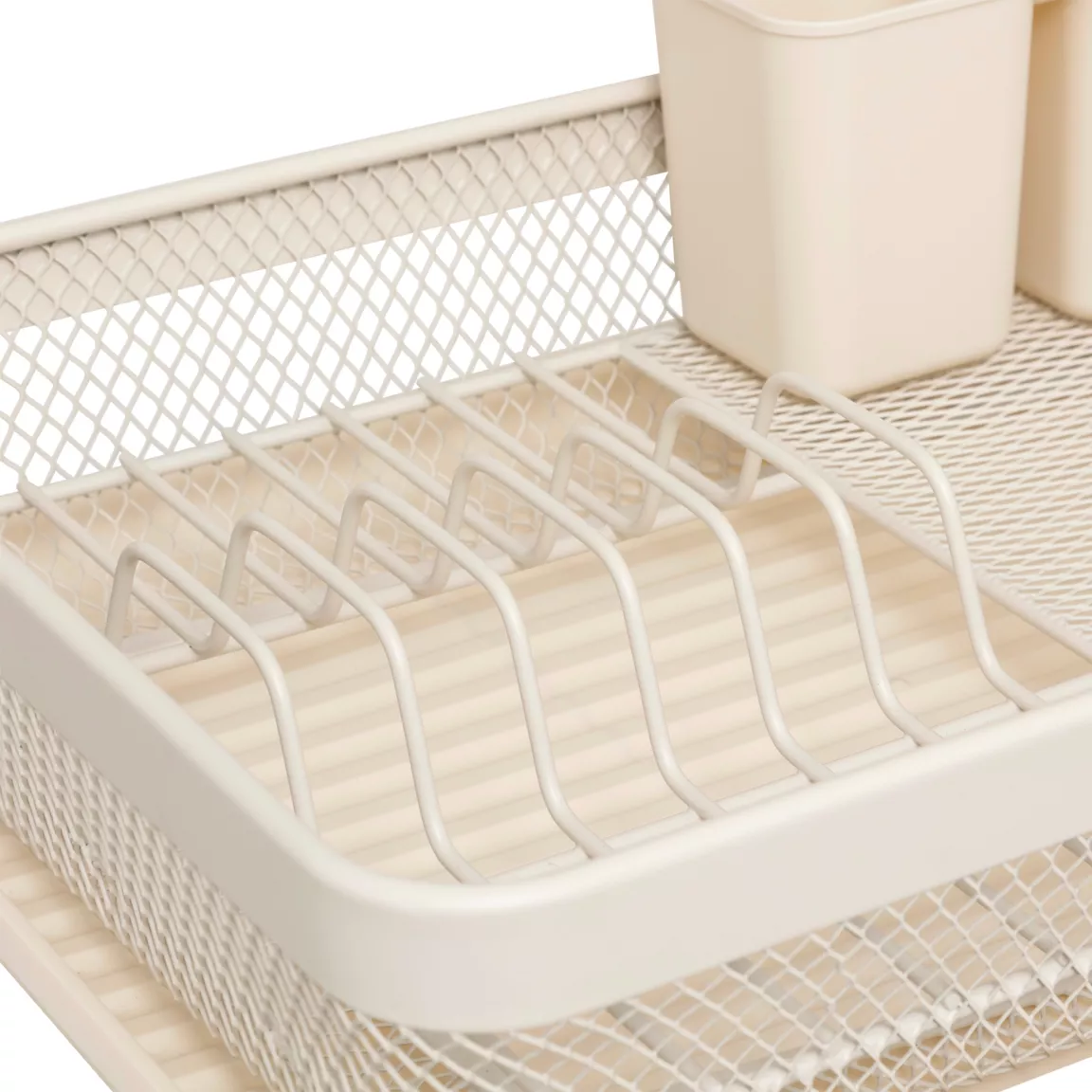 Egouttoir vaisselle en métal (43 x H13 cm) Mayaj Beige