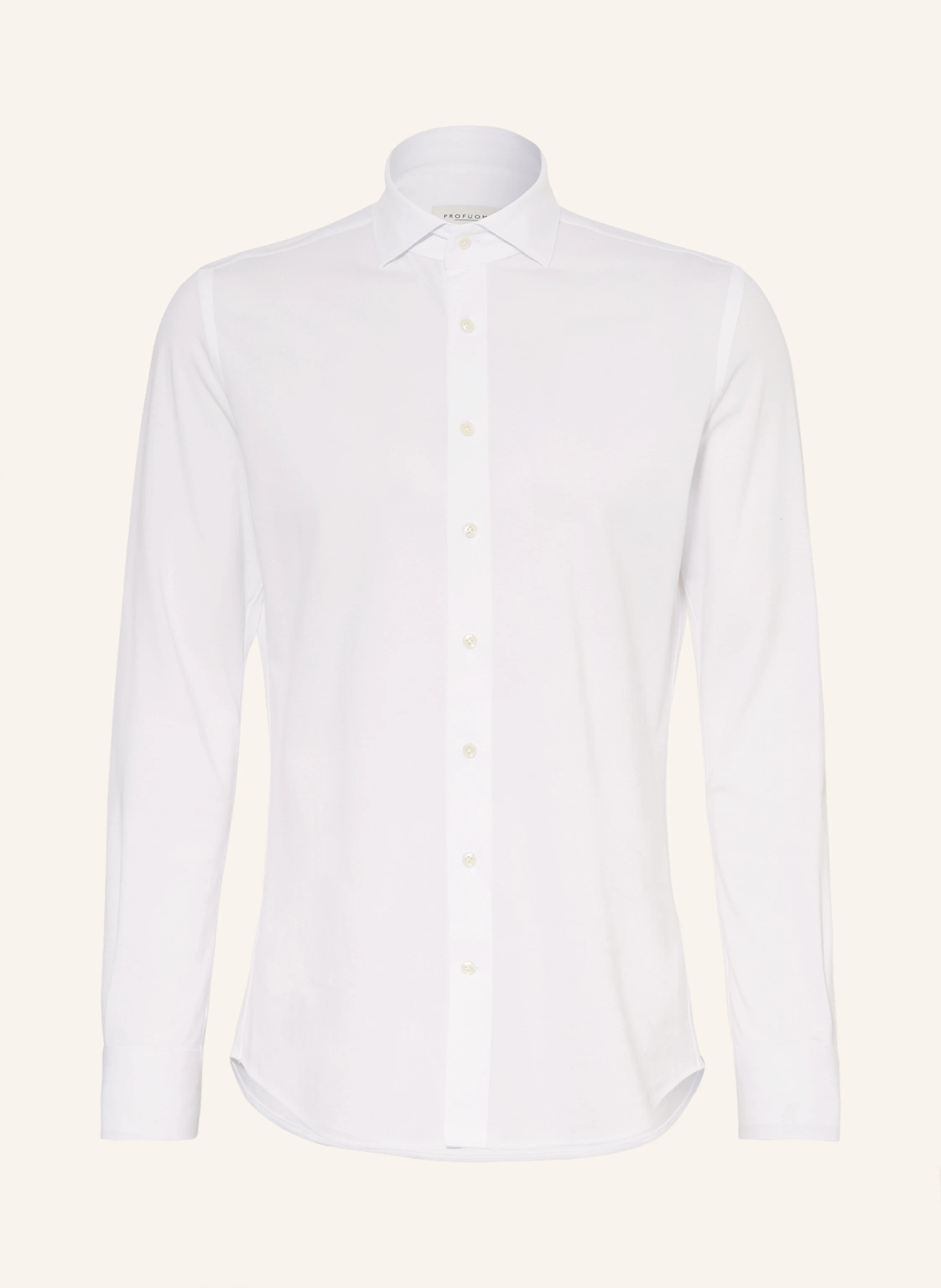 PROFUOMO Piqué-Hemd Slim Fit