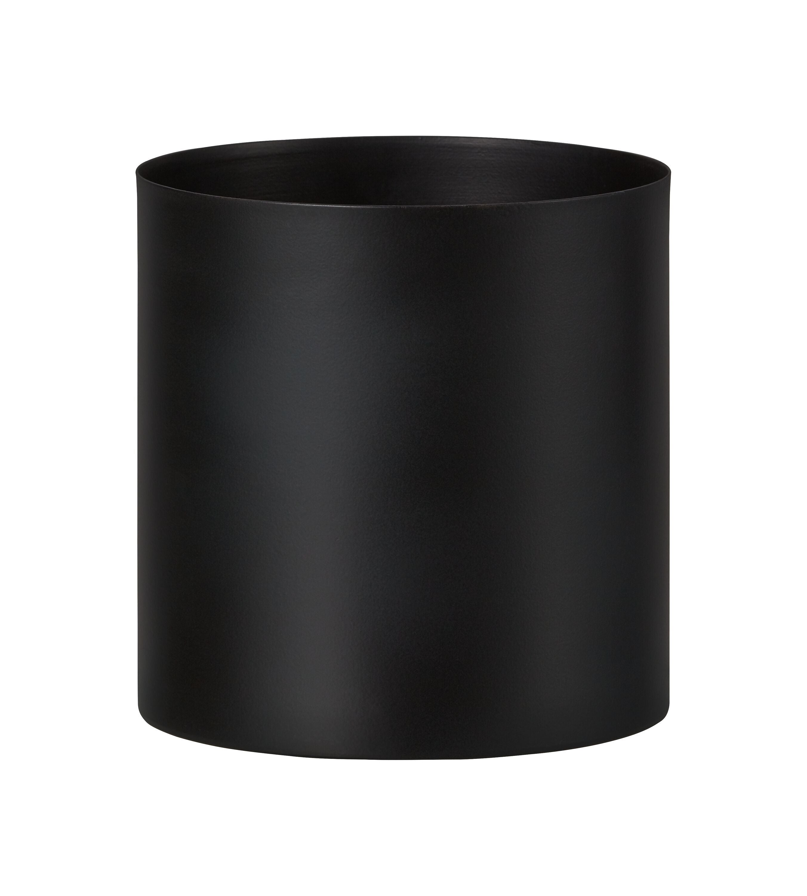 TRAVIS Pflanzentopf - Schwarz / H: 13.0 cm