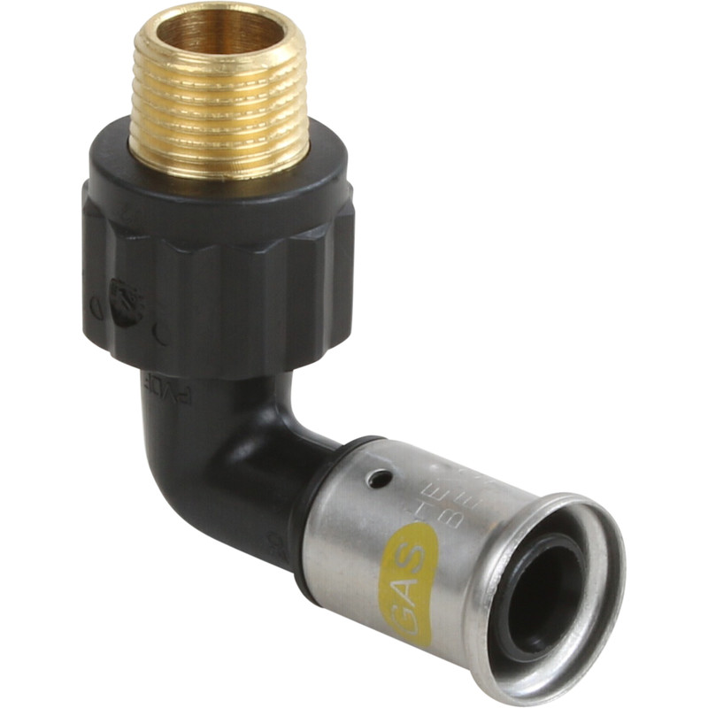 Henco gas pers puntstuk haaks 90° 1/2