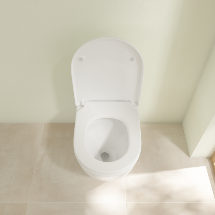Villeroy en Boch Subway 3.0 staand toilet met CeramicPlus mat wit