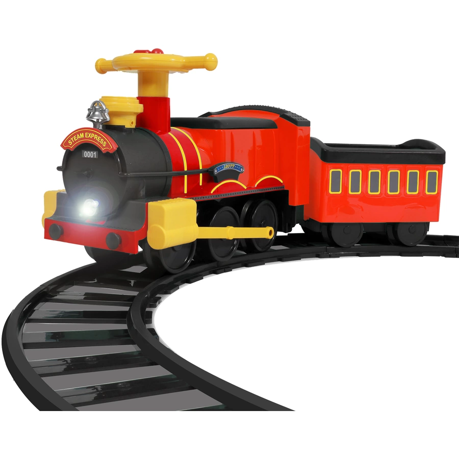 ROLLPLAY Gleise gerade, Erweiterungs-Set für Steam-Train Grau Grau