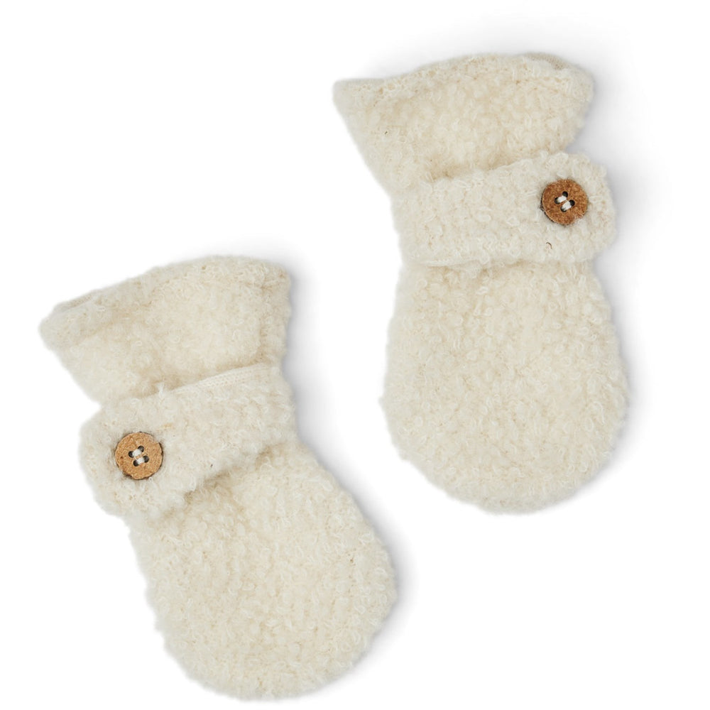 Køb Smallstuff Off White Luffer Bouclé Merino Uld