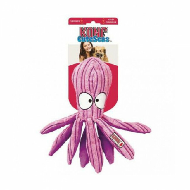 Jouet couineur en velours KONG Cuteseas pour chien