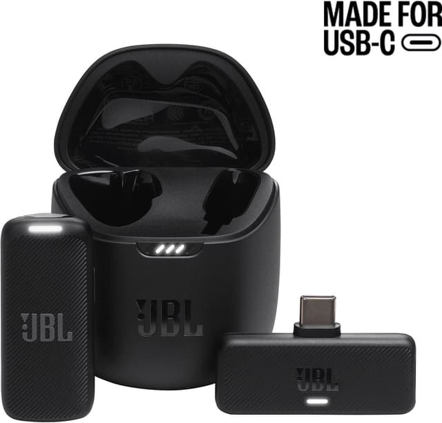 JBL Quantum Stream trådløs clip-on mikrofon