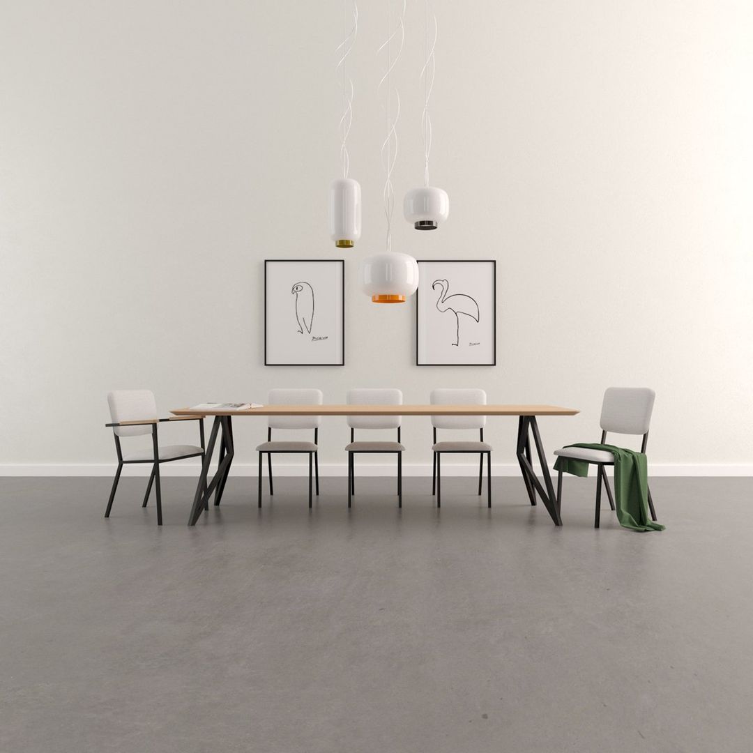 Studio HENK   Butterfly Black Eettafel