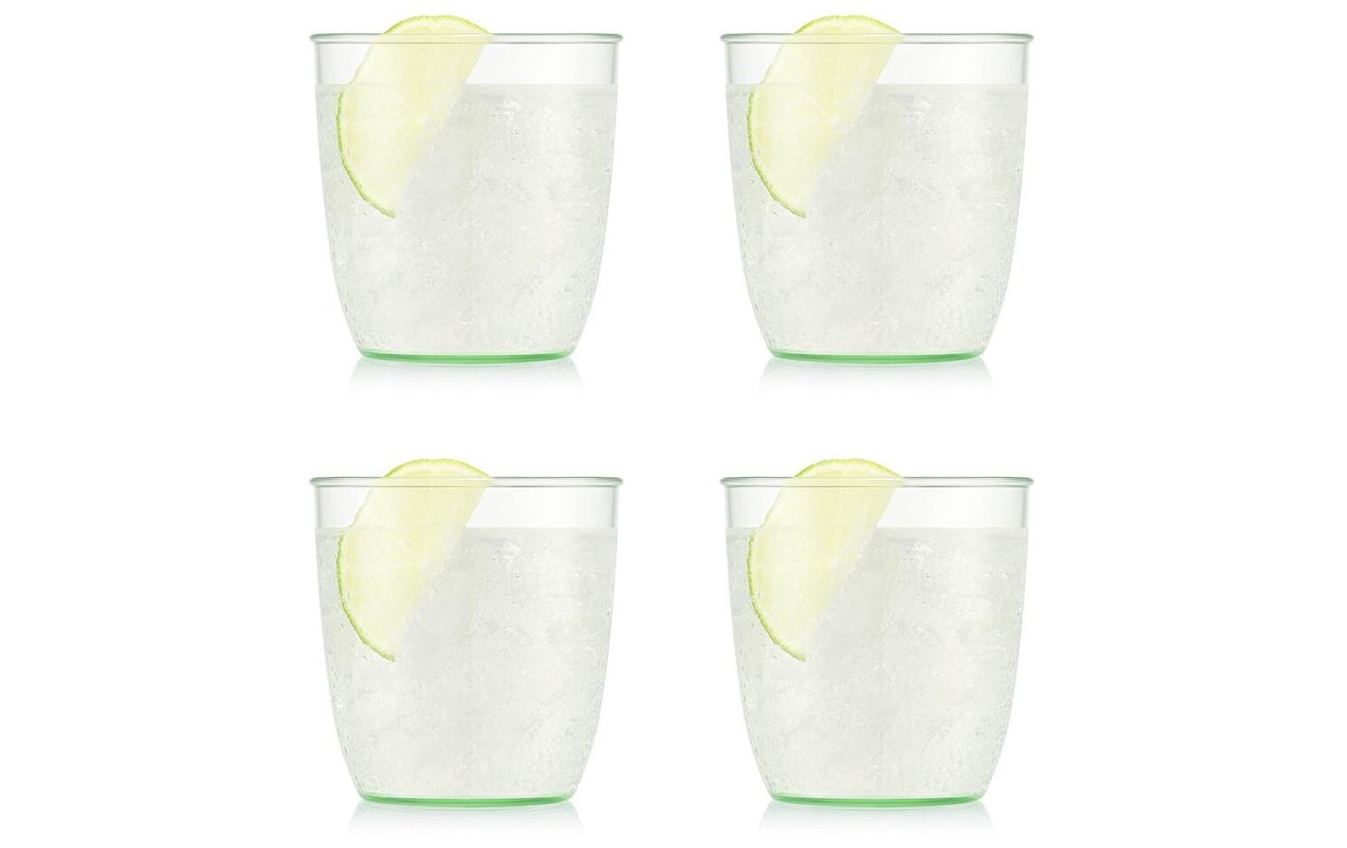 Outdoor-Becher Kvadrant 200 ml, Grün, 4 StückTrinkbecher Set