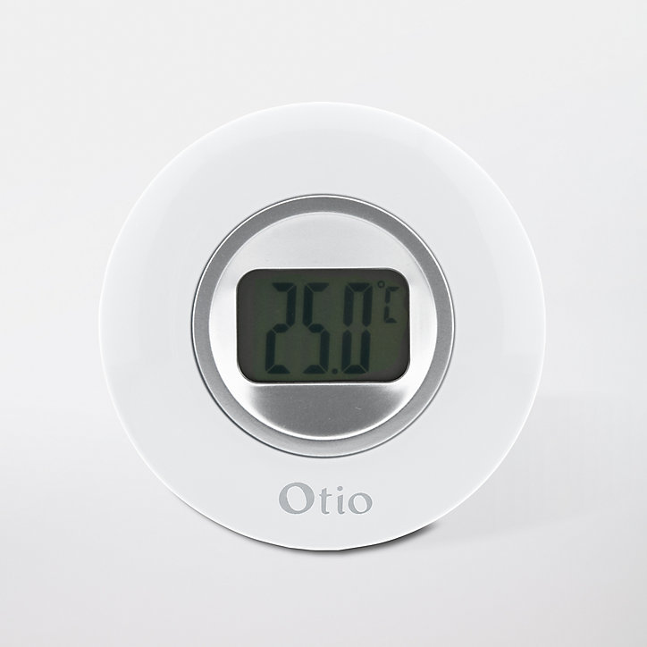 Thermomètre digital intérieur Otio blanc