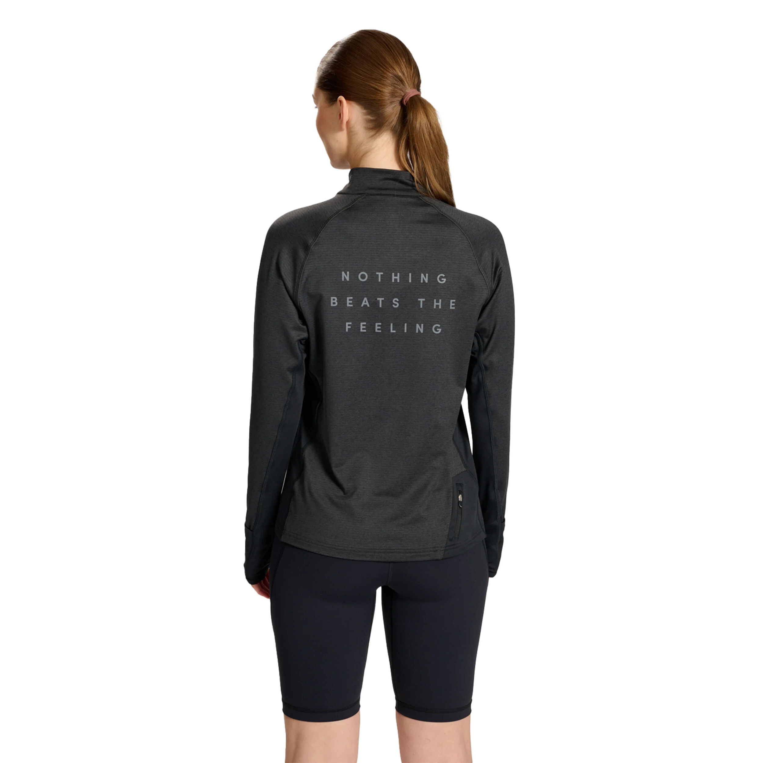 Newline Mesa Half-Zip Top De Course Femmes - Noir