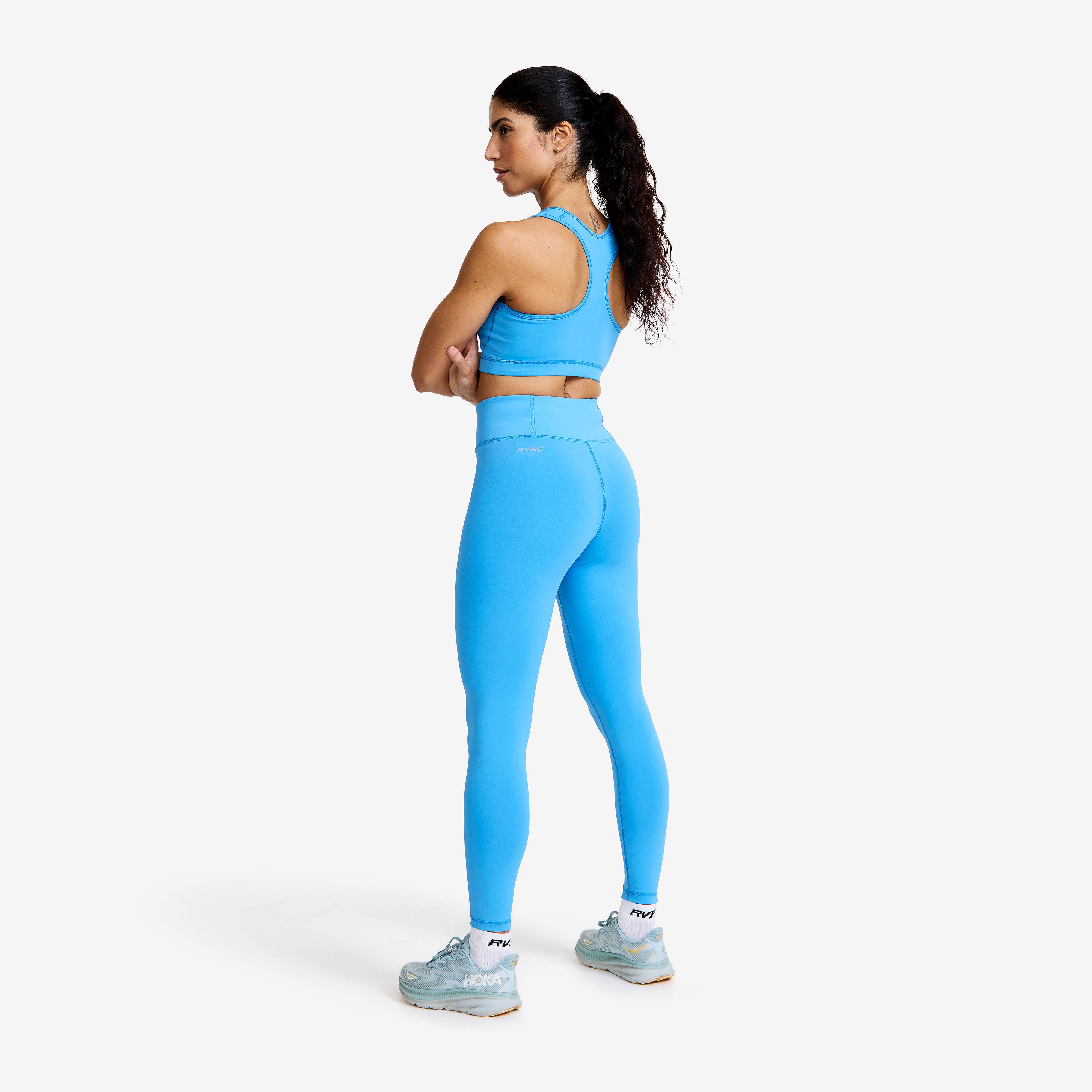 Flow High-waisted Leggings Dame Azure Blue